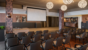 Presentation in theater setting